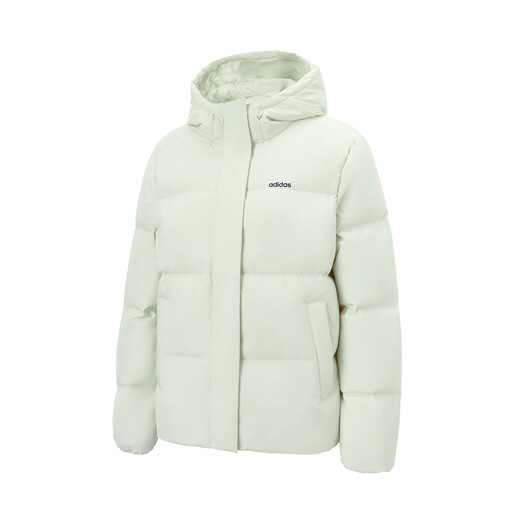 Adidas 550 Puff Commuting Windproof Warm Duck Down Down Jacket Women's Winter Stand Collar M Size