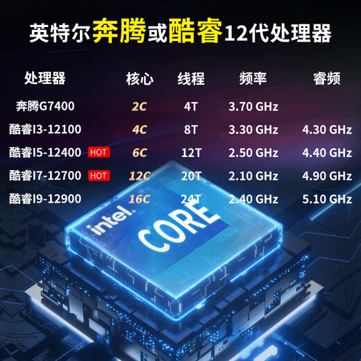 联想（Lenovo）ThinkServer T100C T100C V2工作站塔式服务器主机设计制图ERP财务办公电脑 T100C V2 I5-12400+23.8英寸 32G内存丨1TB/M.2高速固态+2T硬盘