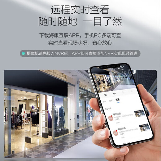 海康威视（HIKVISION）监控摄像头 400万智能补光 POE供电 室外防水内置录音 双向语音对讲 人形检测 DS-IPC-K24HV2-LT 标配+含支架【4mm镜头】 人形侦测|联动声音报警|