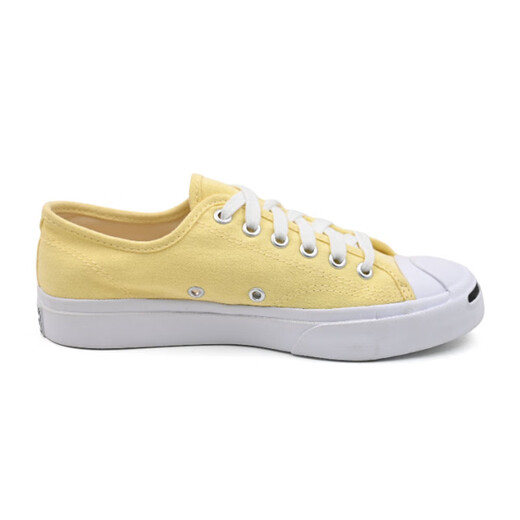 匡威（Converse）Jack Purcell白色帆布 开口笑男女同款休闲低帮板鞋164057C A11964C 35