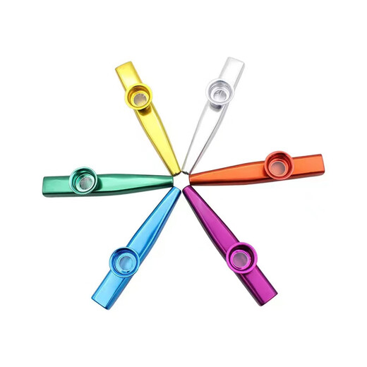 
Secondary Bear Kazu Di Unpopular Musical Instrument Zu Kazu Di Simple and Easy to Learn Metal Kazu Di KAZOO Guitar Ukulele Accompaniment Color Random