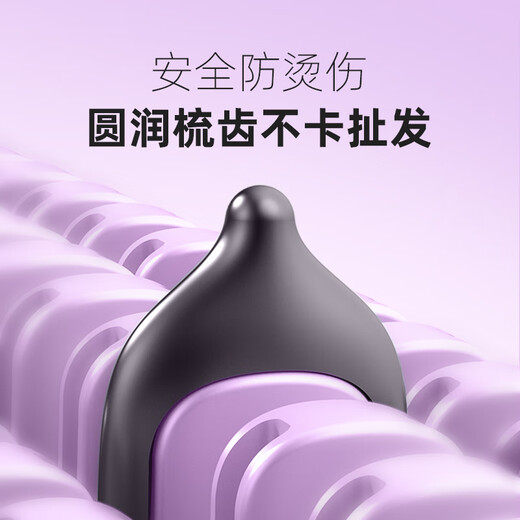 Lena straight hair comb negative ions, curling comb inner buckle, mini portable bangs perm comb, fluffy artifact styling comb, short hair straightening electric comb New Year's gift F7S 70 million negative ions, smooth with one comb