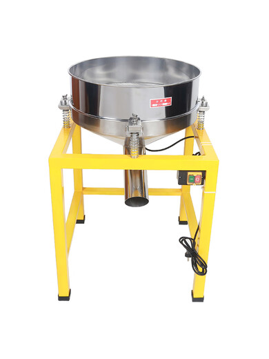 Lianeng Mehl-Vibrationssieb aus Edelstahl, kleines Pulver-Vibrationssieb, vollelektrische automatische Pulver-Siebmaschine, quadratische Lebensmittel-Siebmaschine
