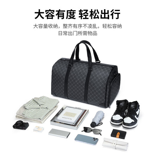 POLO travel bag men's business large capacity short-distance business trip commuter luggage bag handbag independent shoe compartment storage