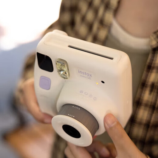 Fuji (FUJIFILM) instax mini12 camera minise one-time imaging and instant photo paper birthday gift Mini Se pink (ready in stock) Ins style photo frame + photo album + crystal case + rainbow shoulder strap