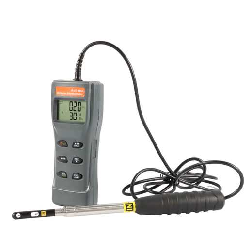 
XMSJ anemometer Hengxin portable anemometer Pipeline air conditioner air outlet air volume and air speed test instrument 8 AZ9871 list type with printed anemometer