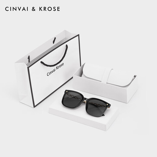Cinvaikrose Официальный веб-сайт Высококачественные солнцезащитные очки для женщин в летнем солнечном защите 2025 Новый модный вождение на открытом воздухе и вождение дамы солнцезащитные очки черно золото