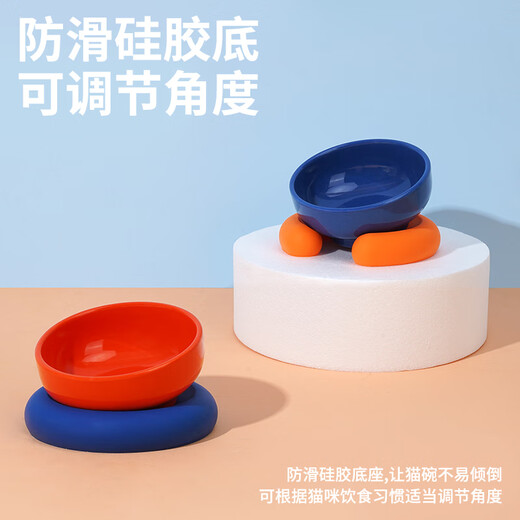 ZEZE Cat Bowl Ceramic Pet Bowl Protects Cervical Vertebra Dog Bowl Anti-Tip Cat Food and Drinking Water Double Bowl Pet Supplies White + Green (Double) Cat Food and Water Bowl Universal