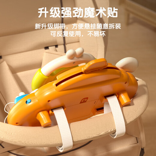 SHANBEI Baby Poustre jouet 0-1 et demi de chariot bébé de la carte bébé a simulé la conduite et la marche du bébé mignon de chariot de lapin mignon volant [modèle de batterie]