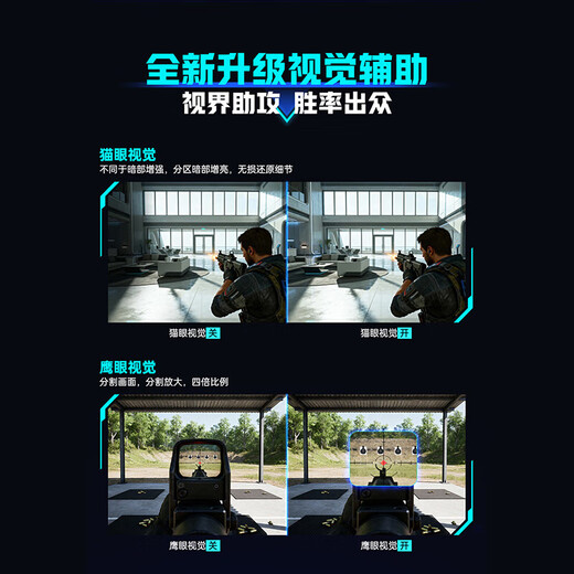 ThundeRobot display 27-inch 2K high-definition e-sports display 320hz/425hz high brush display Fast IPS screen HDR technology notebook external gaming computer display ZQ27F400L/425Hz/lift and rotate