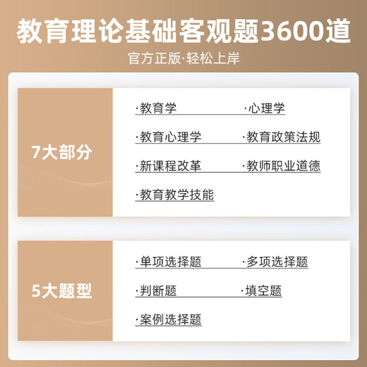 JD.com liefert 3600 objektive Fragen für Shanxiang Education 2024 Lehrerrekrutierungsprüfungsbücher 3600 umfassende Wissensbasis für Bildungstheorie Putzfragen für die Mittelschule Grundschule Bildungstheorie Test Papier Rekrutierung Lehrbuch Rekrutierung und Bildungsprüfung Kompilierung Fragebank 680 Subjektive Fragen (gemeinsam für die Zusammenstellung von Schuluntersuchungen)
