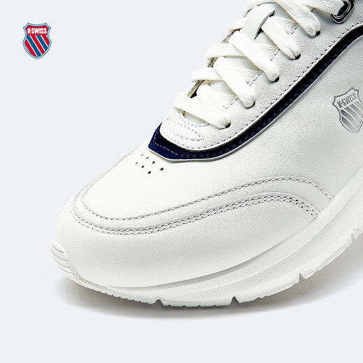 
KSWISS men's and women's sneakers spring new breathable comfortable cushioned casual shoes 9274-US 113 Wimbledon white/navy blue/grey red 42