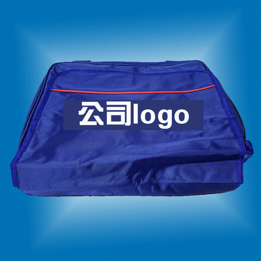 Jingzhiguo tool bag multifunctional repair after-sales shoulder bag thickened Oxford cloth waterproof electrician tool bag Hengrong gray red tool bag