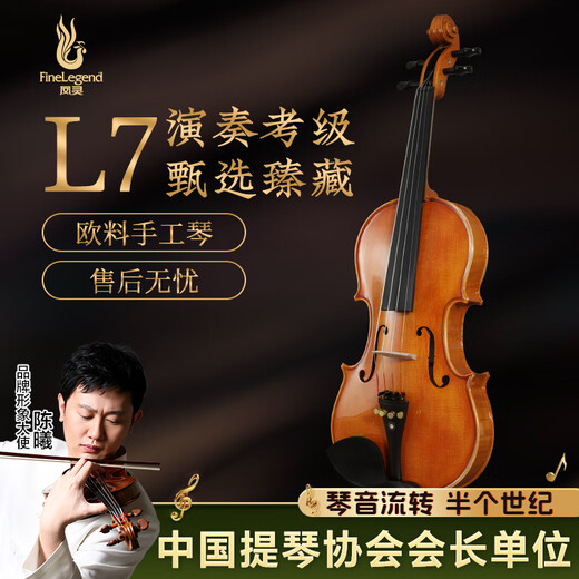 Finelegend Violin Kinder für Erwachsene Anfänger Praxis Professionelle Bewertungsuntersuchung L7 4/4