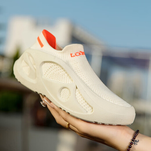 2025 New Men and Women Couple Outdoor Shoes Casual Breathable Beach Shoes Anti-Slip Shoes Fitness Indoor Yoga Mesh Shoes 2508 Gray 37