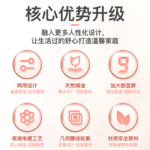 Translation Fanxi's newly upgraded nine-speed aromatherapy machine indoor fragrance machine home automatic fragrance machine toilet fragrance air freshener toilet deodorant fragrance artifact hotel bedroom spray nine-speed aromatherapy machine + Hilton essential oil