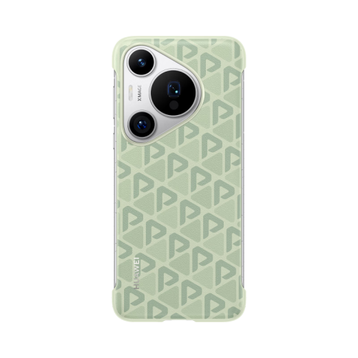 华为原装Pura70Pro/pro+/云朵素皮保护套印花磁吸保护壳P70pro+全包防摔手机壳耐磨保 华为Pura70Pro/Pro+印花磁吸壳 绿色