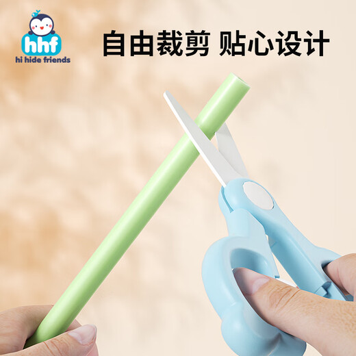 Hihidefriends Baby Silicon Stroh mit Schnallen Kinder Suppe und Wasserartefakt Baby trinken Haferbrei Reispaste Komplementares Essen Abnehmbares Strohcreme gelb * 1 + grün * 1 (einschließlich Aufbewahrungsbox)