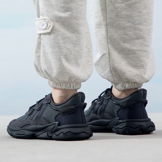ADIDAS Clover Shoes Women's Shoes Men's Shoes 2025 Spring New informal Breathable Dad Shoes amortiguando y cálidos zapatos deportivos Gy9926/cuero Upper/gris oscuro/trébol de tres hojas 36
