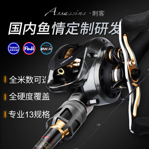 HASDA (HISTAR) Asesino Luya Pole Pole Set Aurora Water Wheel Wheel Ultra-Long Shooting Línea anti-Explosión Trueno e importación de volumen fuerte Luya Pole 618 2.03m Mandarina L/ml Coda de pescado de mandarina (C682LA