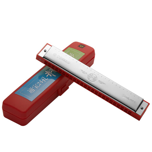 Tongbao Tongbao Youth Edition 6624Q 24-Loch polyphone Mundharmonika für Anfänger, Kinder und Studenten, professionelles Spielinstrument für Erwachsene, professionelles Selbststudienmodell – 24 Löcher (phonetisches Standardmodell) #A-Taste = bB-Taste = b-Taste