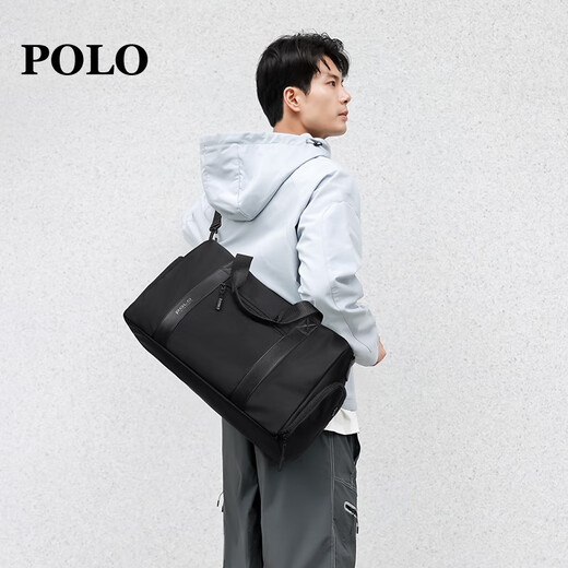 POLO旅行包男士手提包出差行李包袋运动健身包独立鞋仓单肩斜挎大容量