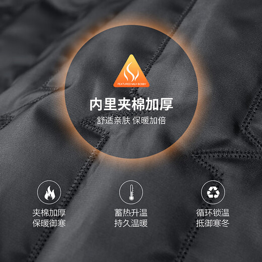 Dances with Wolves Windproof and Water Repellent Baseball Collar Jacket Men's 2025 Autumn and Winter New Exquisite Lined Commuting Men's Jacket 1022 Navy Blue 101 - Quilted L (175)