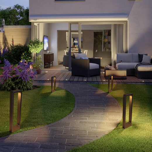 Yilin (yilin) lawn lamp courtyard floor lamp outdoor waterproof lawn lamp ground plug electric community 30cm 60cm electric style 1-height 60cm die-cast aluminum shell (now