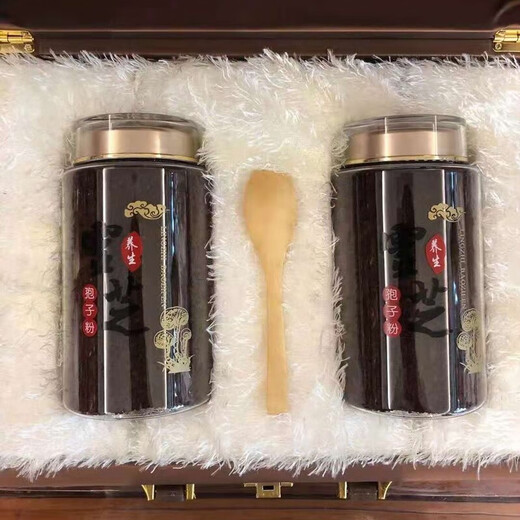 
Baiyun Mountain Changbai Mountain Preferred Ganoderma lucidum spore powder head Dorianzhi spore powder red Ganoderma lucidum seed powder powder special Ganoderma lucidum spore powder [500g] high-end leather box Give a bag of Ganoderma lucidum slices