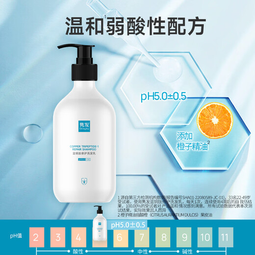 隽发Drinpha隽发蓝铜肽修护洗发水乳露控油保湿官方 蓝铜肽洗发乳*1瓶