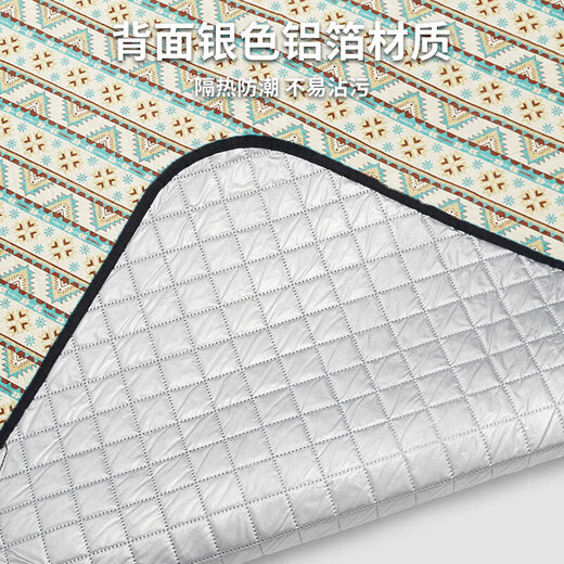 Pathfinder (TOREAD) picnic mat, outdoor tent, moisture-proof mat, camping park beach mat, thickened wear-resistant khaki\print