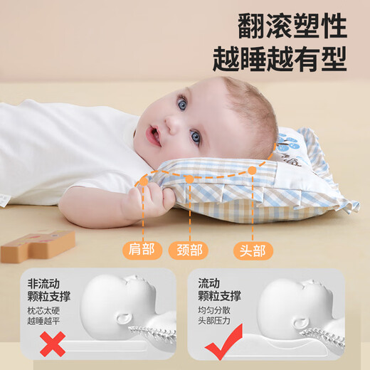 Nanjiren baby pillow 0-3 years old shaped pillow children's student kindergarten pillow infant and toddler all-season protective pillow
