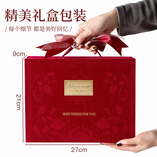 Regalo de boda de Zhihui Nuevo regalo de boda NUEVO Regalo de boda Nuevo regalo de boda Nuevas tazas Dé a los mejores amigos compromiso aniversario de bodas Souvenirs 316 exhibición digital Thermos Cup + toalla Xitu + caja de regalo Café creativa adornados