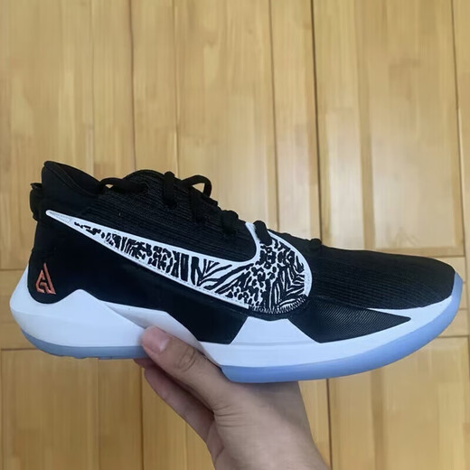 耐克（NIKE）Zoom Freak 2  EP 字母哥2代 白水泥缓震防滑男子实 DC9854-300绿橙 41