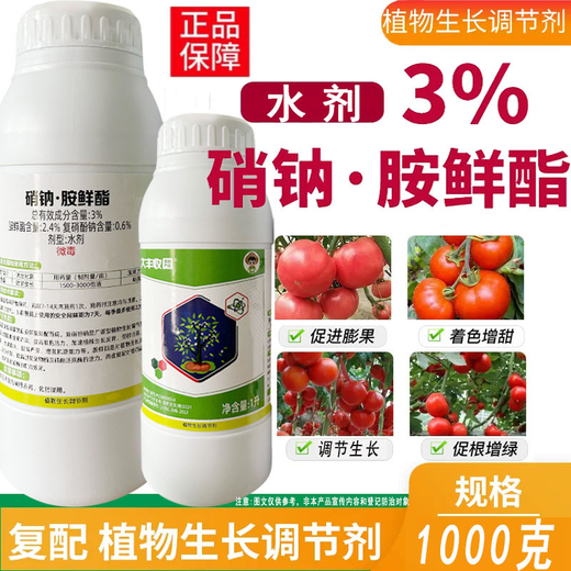 Harvest and Fenchuang carefully selected 3% sodium nitrate and amine fresh ester, genuine sodium nitrate and amine fresh ester, tomato growth regulator pesticide, agricultural flower bud promotion 1000ml