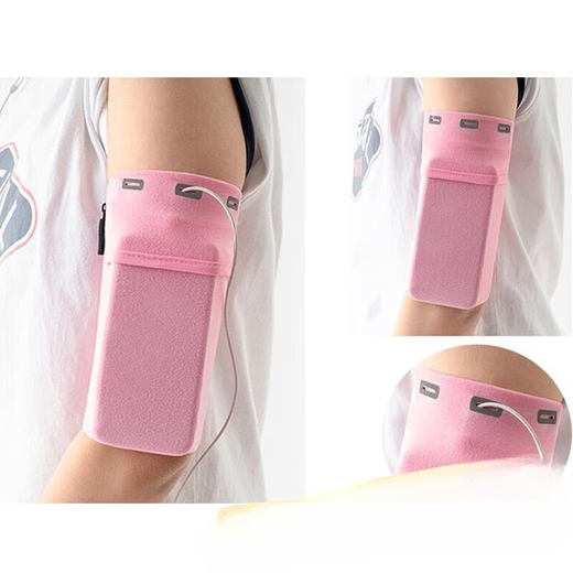 Shantou Lincun sports mobile phone arm bag for men and women, outdoor fitness equipment, running bag, arm bag, arm strap, arm cover, blue S (suitable for arm circumference 19-23cm)