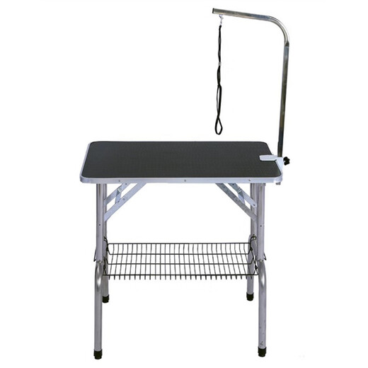 OIMG pet grooming table dog shearing fixed frame hair blowing household folding shelf trimming table bathing table grooming table portable blue SF-601 not included