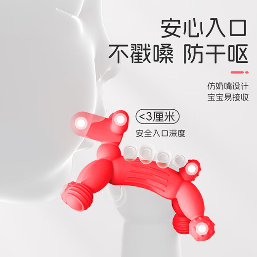 Dr. Ma baby teether, soothing mushroom teether, baby teether toy, anti-eating hand teether, balloon dog
