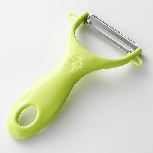 家用多功能削皮刀锋利鸡壳刨瓜果水果削皮器 浅蓝色 黑色鸡壳刨