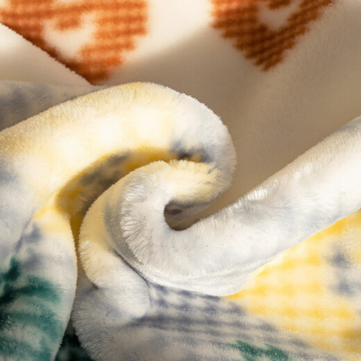 Enxing thickened raschel blanket quilt winter coral flannel office nap shawl throw blanket children's sofa blanket Xinyuhuatian double-sided warm velvet thickened and warm 200x230cm double-sided velvet raschel blanket