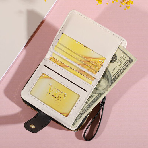 Tuzun Wallet Women's 2024 Nouveau sac de cartes court et compact Sac de niche de portefeuille de portefeuille intégré Pinche de portefeuille féminin haut de gamme