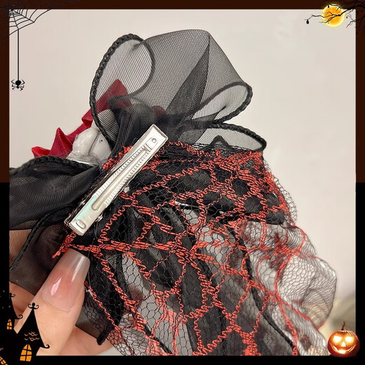 Halloween skull claw hairpin headdress dress up clip female hair accessories hair side clip side clip accessories props rose skull hairpin