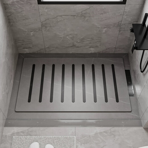 Fantasy Island sunken bathroom slate shower board bathroom foot non-slip stone floor tiles bathroom shower room floor pedal custom shower board 3-piece set including stone base square number 2.2