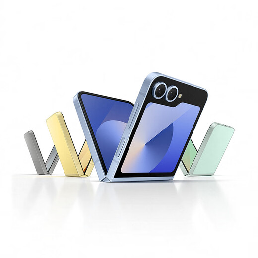 三星Galaxy Z Flip6 国家补贴 AI手机 折叠屏手机 大视野智能外屏 骁龙8 Gen3 双卡 12GB+256GB 星夜银