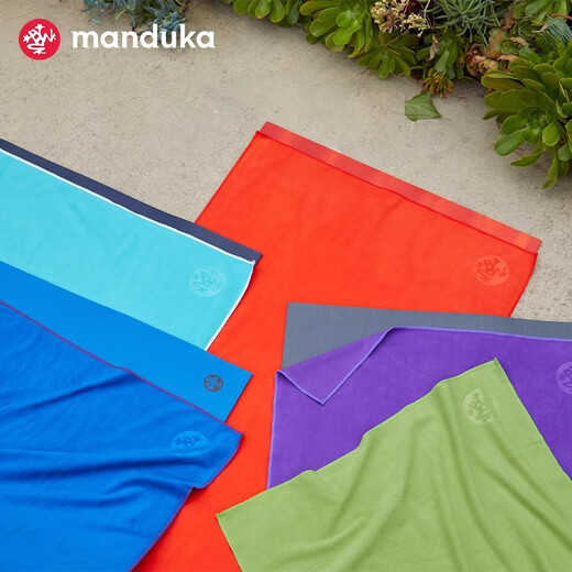 MANDUKAMduka eQua Yoga towel pad cloth anti-slip professional multi-functional portable sweat-absorbing quick-drying yoga towel blanket intoxicated purple (67*182cm)