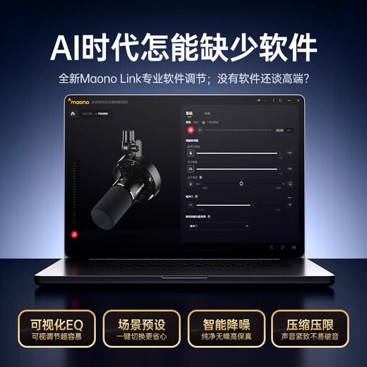 MAONO PD300X anchor microphone dedicated for live singing and recording games dynamic microphone PD300X cantilever bracket