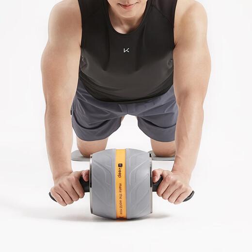 Keep Abdominal Wheel Automatic Rebound Home Abdominal Muscle Acceleration Men's and Women's Fitness Equipment Sports Abdominal Roller Black