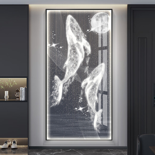 Meiyouchun Whale LED LUMIÈRE LUMBRE ENTRANCE ENTRANCE ENTRÉGE ENTRÉE PEINTURE