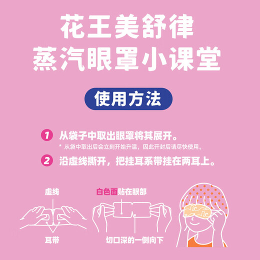 Kao (KAO) Mesolu children's steam eye mask (unscented) 5-pack eye protection patch sleep patch imported