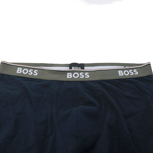Hugo Boss (Hugo Boss) Boxer Boxer Boxer Boxer de coton pour hommes Gift masculin 50495425 983 Black / Military Green / Navy Blue M M 50495425